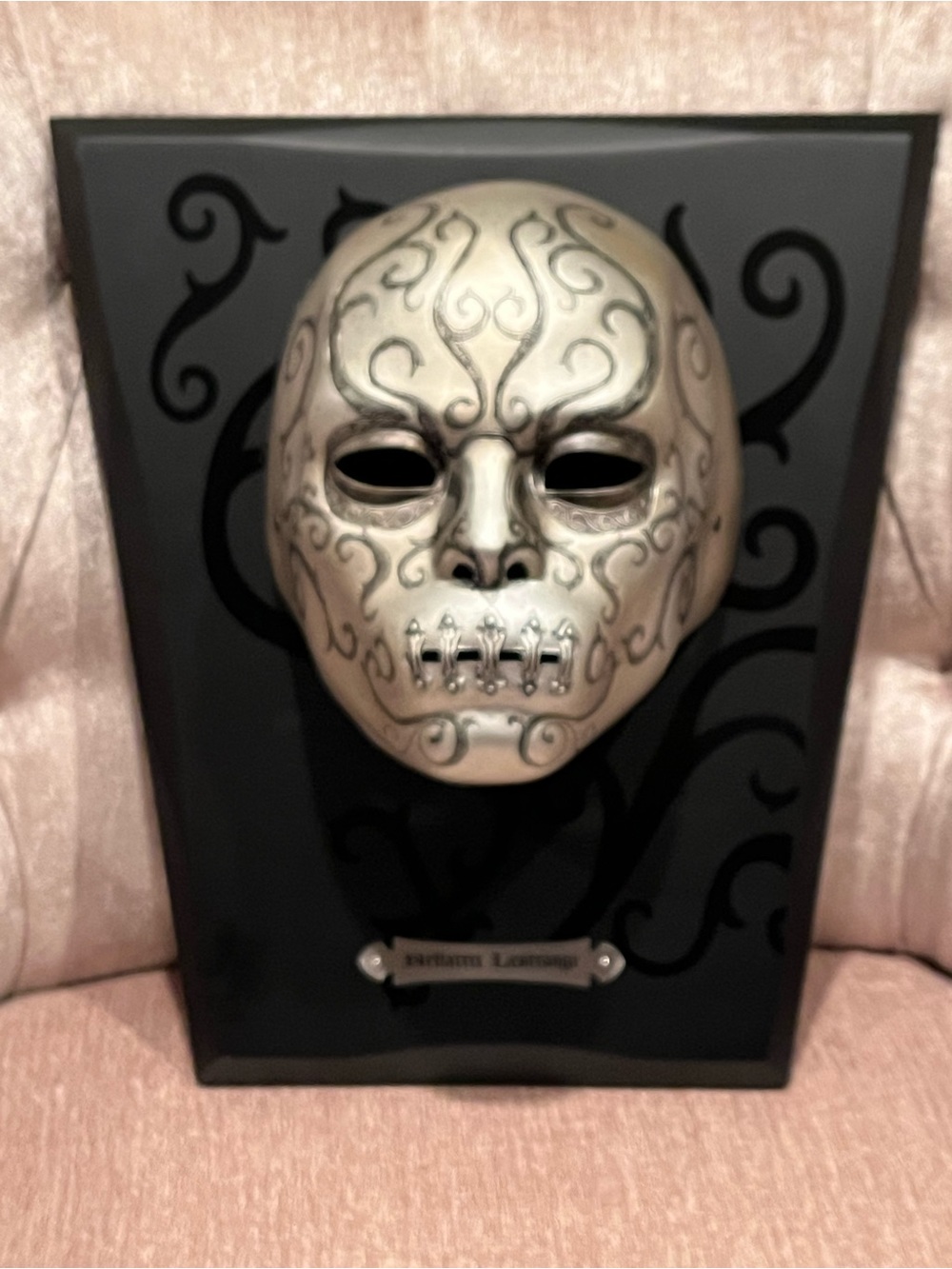Noble Collection Bellatrix Lestrange Death Eater Mask Replica & Wall Display